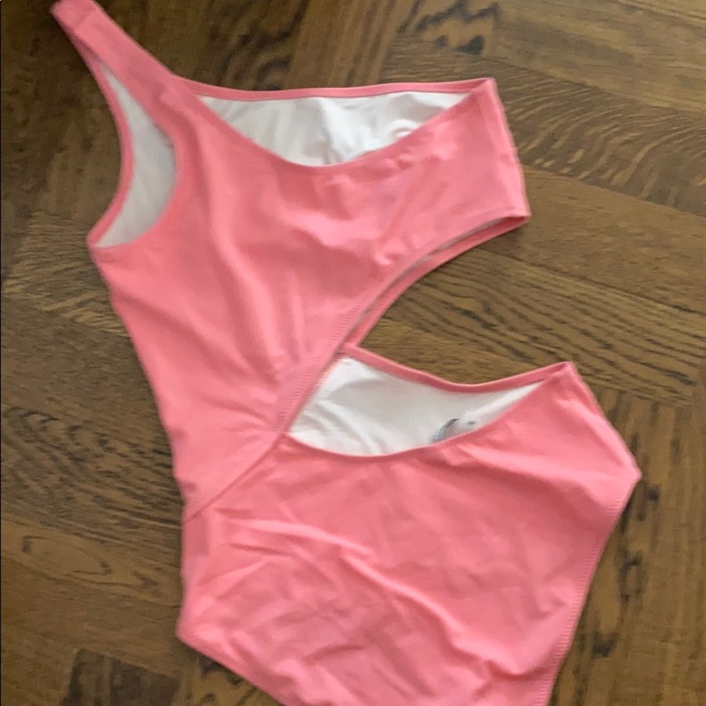 Solid And Striped Bathing Suit - image 2